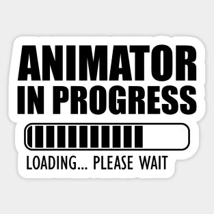 Animator in progress loading Sticker